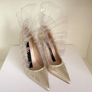 Midnight 00 glass slipper pumps